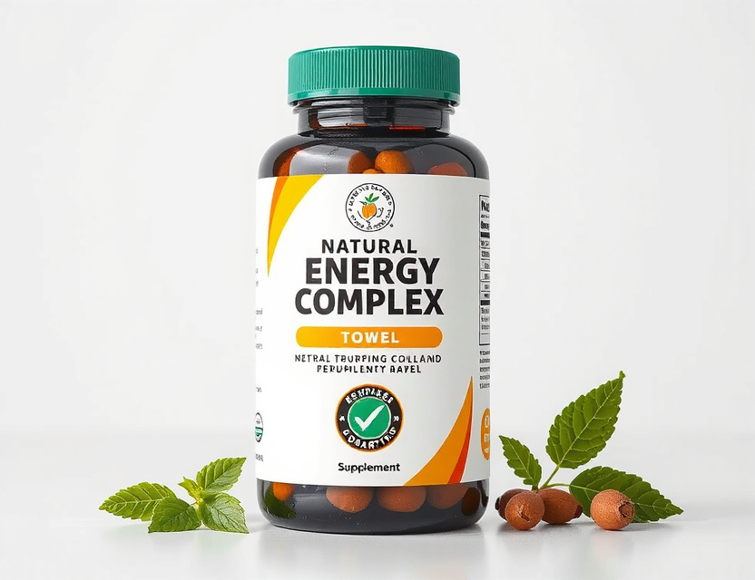 Natural men's energy complex supplement